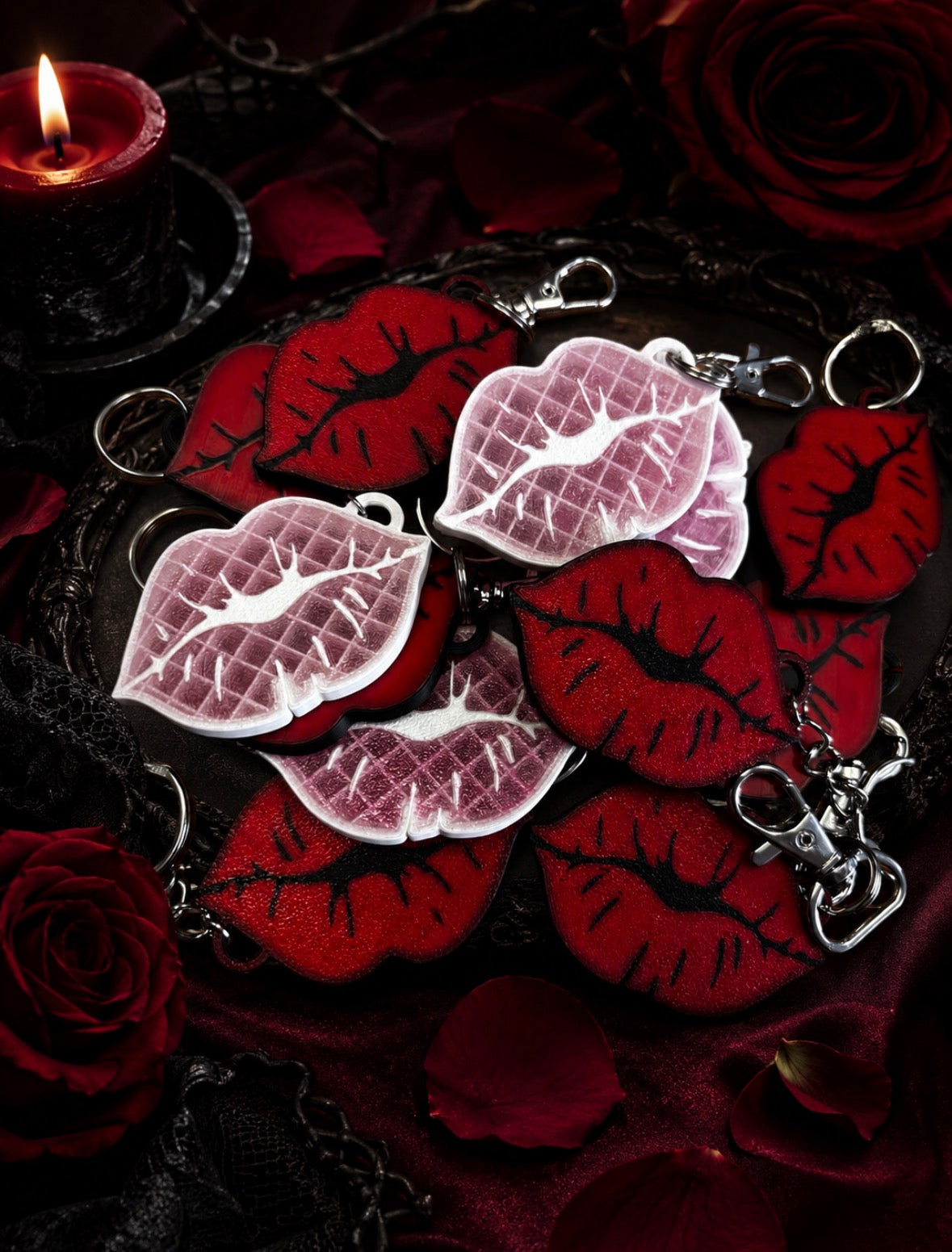 Kiss Lip Keychains
