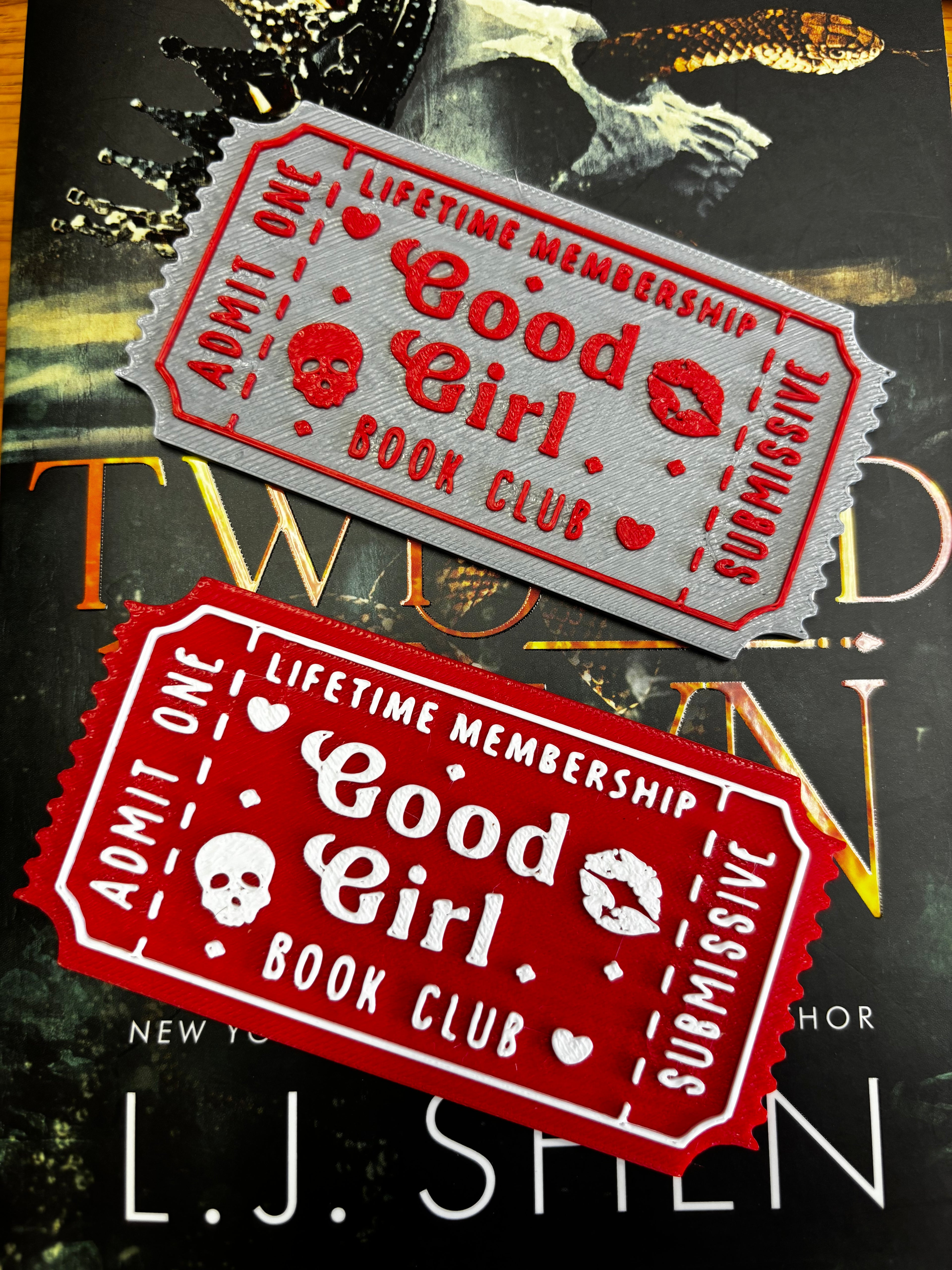 “Good Girl” Book Club Ticket 🔥📖🖤